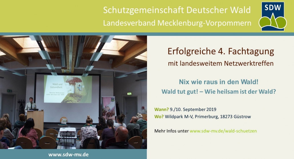 Fachtagung 2019 - Foto Vortrag Wald und Gesundheit